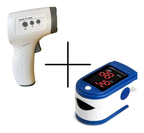Termometro Infrarrojo Digital + Oximetro Saturometro