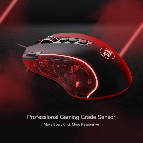 Ratón Redragon M612 Predator Rgb Para Juegos, 8000 Dpi Co...