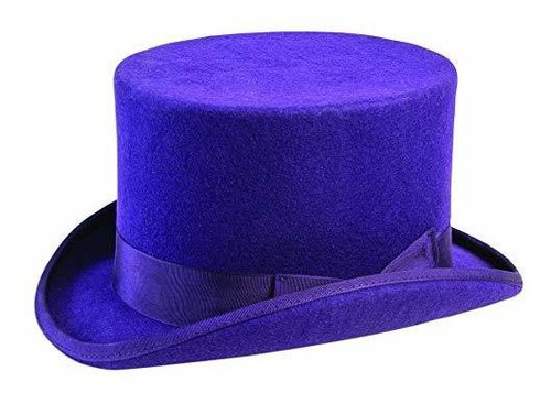 Novedades Del Foro Unisex-adults Super Dlx Top Hat, Purple, 