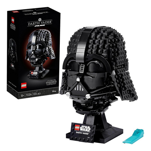 Lego Star Wars 75304 Capacete De Darth Vader 834 Peças