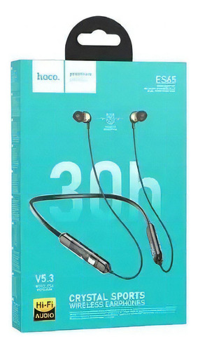 Audífonos Bluetooth Es65 Hoco Compatible Apple Samsung 30hrs Negro