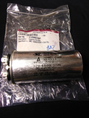 Capacitor Aire Acondicionado LG (original) 35+6mf