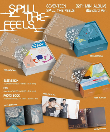 Seventeen Spill The Feels Álbum Versión Estándar Aleatoria Versión Del Álbum Versión Aleatoria