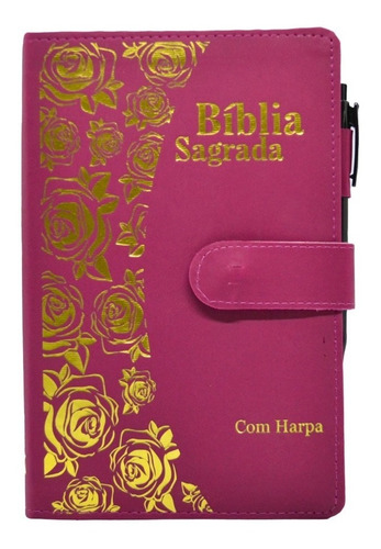 Imagem 3 de 8 de Bíblia Sagrada Rc Letra Hipergigante Pink Feminina