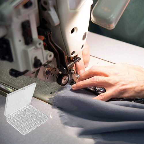 100 Bobinas Para Máquina De Coser Con Funda Para Brother Sin