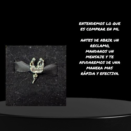 Dije Charm Barco Peter Pan Joya Plata Plateado Bisuteria 925 Único