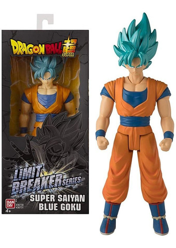 Imagen 1 de 2 de Dragon Ball Goku Blue Limit Breaker Series Bandai
