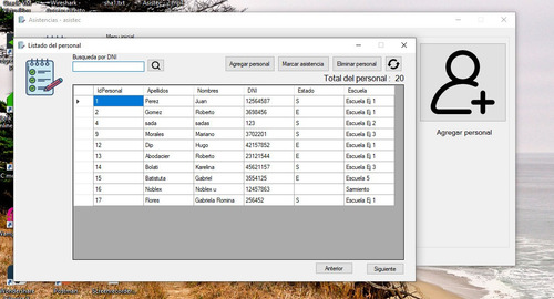 Sistema De Asistencias + Aplicacion Android