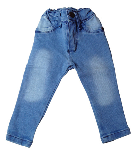 Chupin Bebe. Jean Largo Prelavado. Pantalon Entallado Unisex