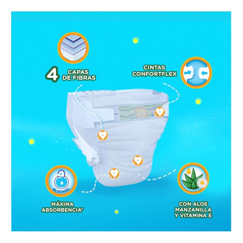 Kit De Pañales Kleenbebe Comodisec Jumbo - 30 Piezas X 2