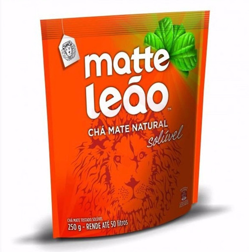 Matte Leão - Chá Mate Natural Solúvel 250g Solúvel - Faz 50l