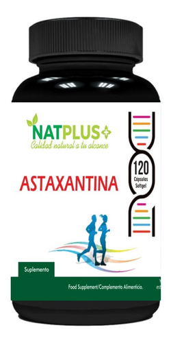 Astaxantina 120 Cápsulas Softgel (blandas) De 500mg