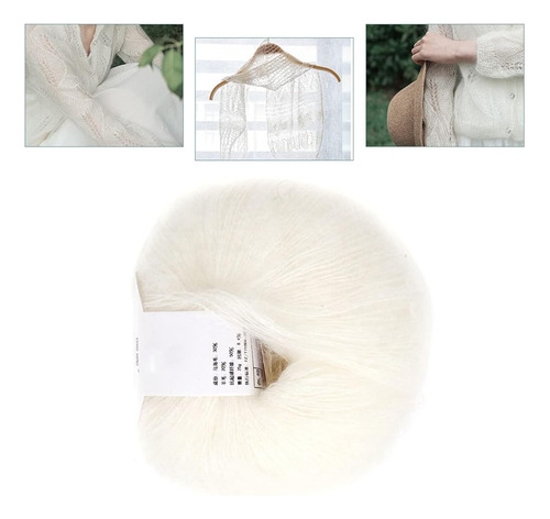 Hilo De Mohair Kooingtech Para Tejer Bufandas Y Suéteres 26g