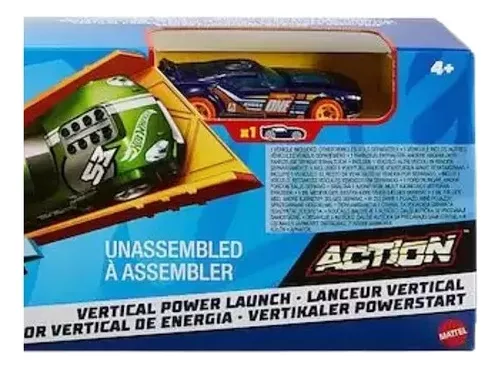 Lançador Pista Hot Wheels Action Vertical Mattel