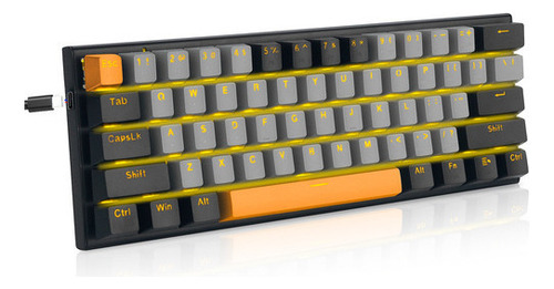 Para Terport 65% Teclado Gamer Español Z11 Con Keycaps