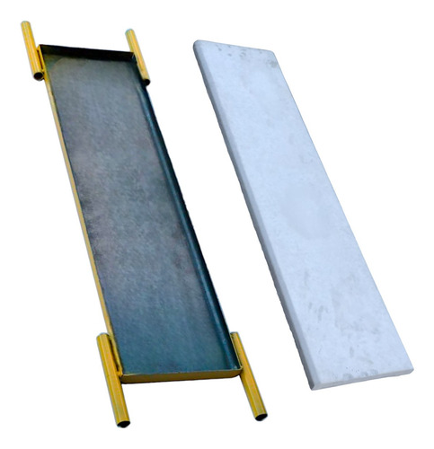 Forma Aço Produzir Placa De Muros Pré Moldado - 1,2x20x3cm