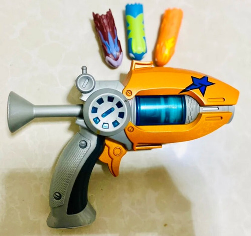 Bolsa Oppo Azul Y Púrpura De 22cm Pistola Slugterra De Jugu