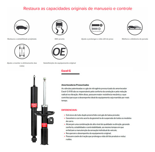 Amortecedores Dianteiros Kayaba Com Kits Toyota Rav4 13/18