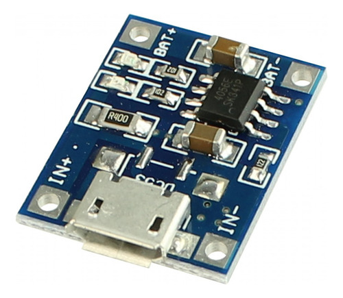 Módulo Carregador De Baterias De Lítio Tp4056 Micro Usb