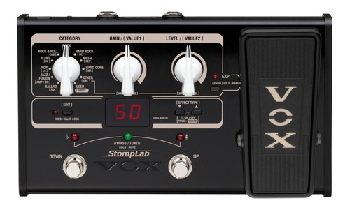 Pedal De Fx Vox Sl2g Para Guitarra Electrica Multiefecto 