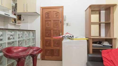 Kitnet Com 1 Dormitório À Venda, 22 M² Por R$ 280.000,00 - Catete - Rio De Janeiro/rj - Kn0241