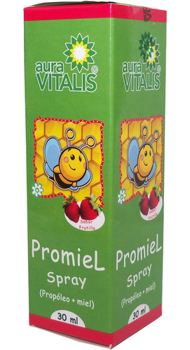  Promiel Spray Propoleo Miel Sabor Frutilla Para Niños 30ml