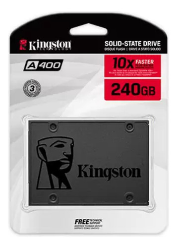 Disco De Estado Sólido 240 Gb Kingston A400 (ssd)