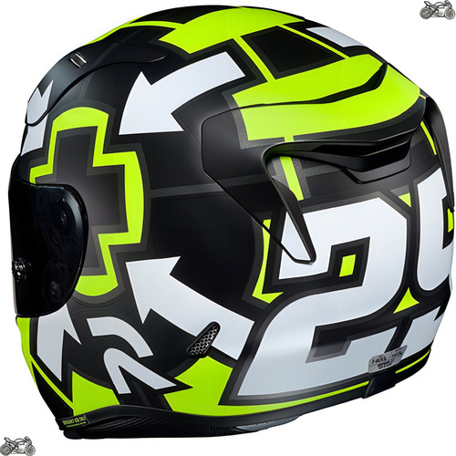 Casco tricompuesto HJC RPHA 11 Pro Iannone Moto Gp Pinlock, color negro, diseño de réplica, casco Iannone Moto GP, talla 58