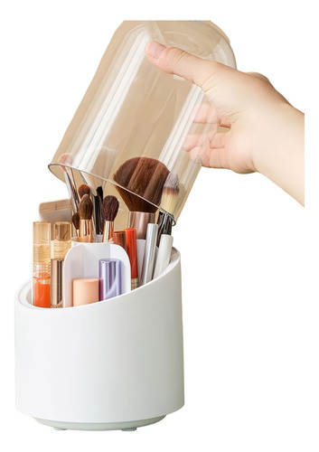 Cosmetiquero Maquillaje Giratorio Porta Brochas Organizador