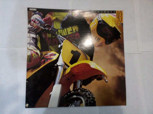 Catalogo Libro Suzuki Motocross Del Año 1993 Usa Coleccion