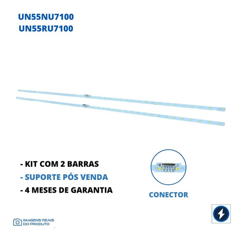 Kit de barras LED Samsung UN55ru7100g UN55ru7100 UN55nu7100