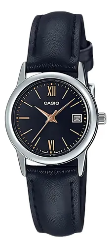 Reloj casio negro con dorado mujer new arrivals