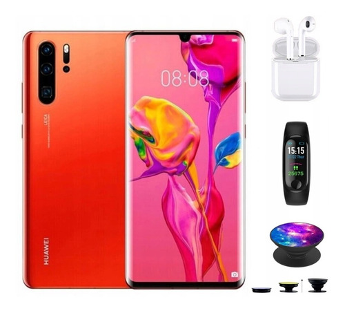 Huawei P30 Pro Dual Sim De 128 Gb Amber Sunrise Y 8 Gb De Ra