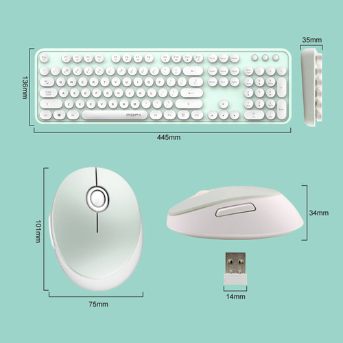 Nuevo Ratón Inalámbrico Con Teclado Mecánico - Diseño De
