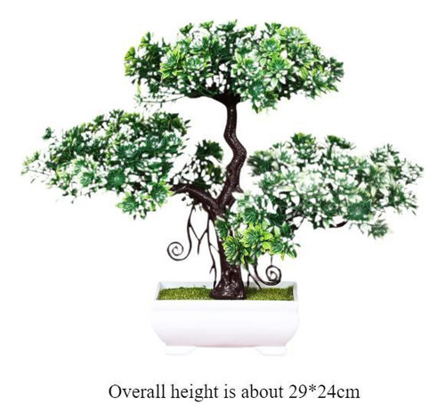De Bonsái Artificial En Maceta, Árbol De Bonsái Falso