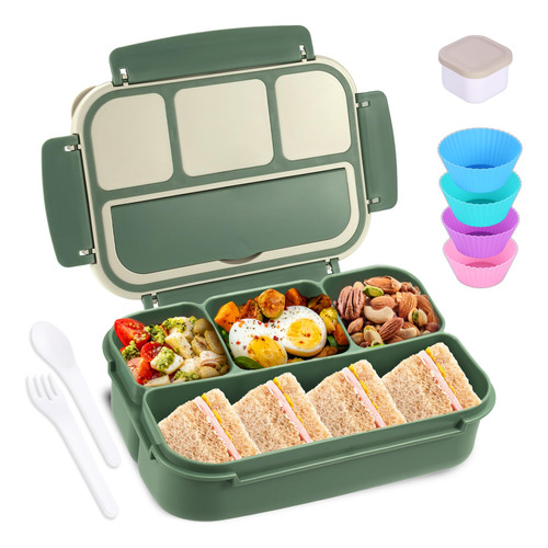 Lonchera Bento Para Adultos, Recipientes Para Ninos Y Ninas