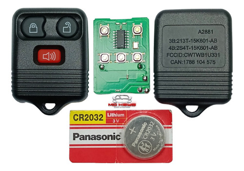 Control Alarma Para Ford Ranger Explorer F150 F250 Lobo Pila