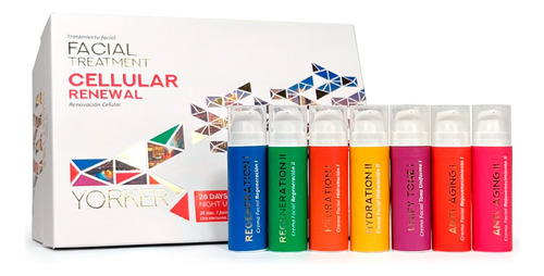 Kit Skincare Facial Renovación Celular Yorker 28dias