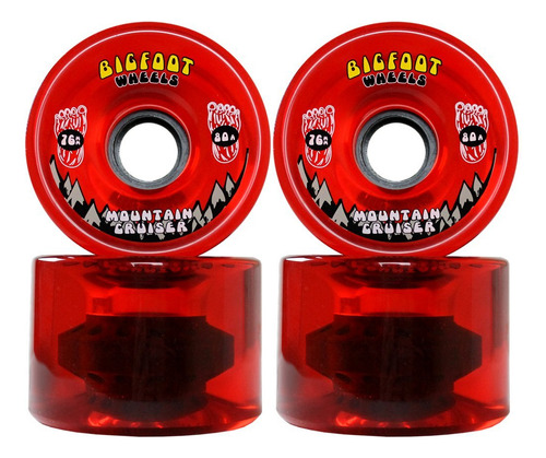 Bigfoot Longboard Ruedas 76 mm 80 a Shr Mountain Cruisers