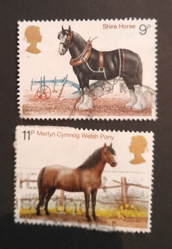 Sello Postal Gran Bretaña - Caballos Britanicos 1978