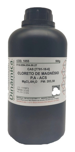 Cloreto De Magnésio Pa 500g ( Maior Fornecedor Do Brasil )