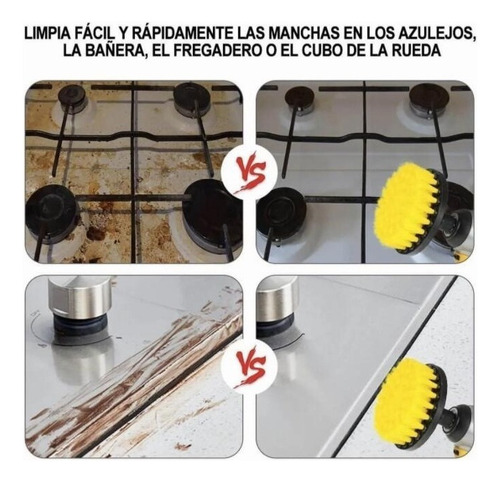 Juego De 10 Almohadillas De Cepillo For Taladro Eléctrico