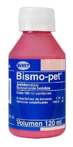 Antidiarréico Para Mascotas Bismo-pet 120 Ml