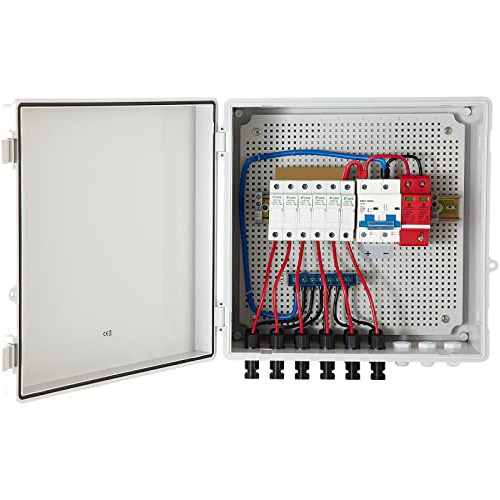 Caja De Combinación Fotovoltaica, 6 Cadenas Fusible De...