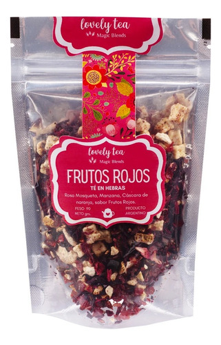 Té En Hebras - Lovely Tea - Frutos Rojos X 70 Gr.