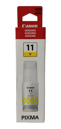 Garrafa De Tinta Original Gi11 Y Amarelo Canon G2160 E G3160