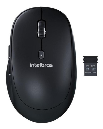 Mouse Sem Fio Msi 200 Intelbras Com 6 Botões De Comando