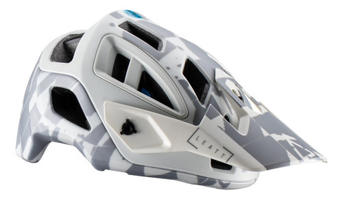 Casco Ciclismo Mtb Bike Leatt - Allmtn 3.0 V22 Color Gris Talle S