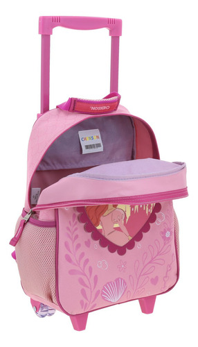 Mochila Chica Chenson Ruedas Princesas Ariel Bff