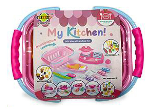 My Kitchen Canasto De Juguete Con Alimentos